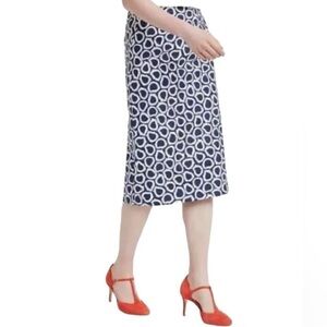 Boden Pencil Skirt Geometric Print